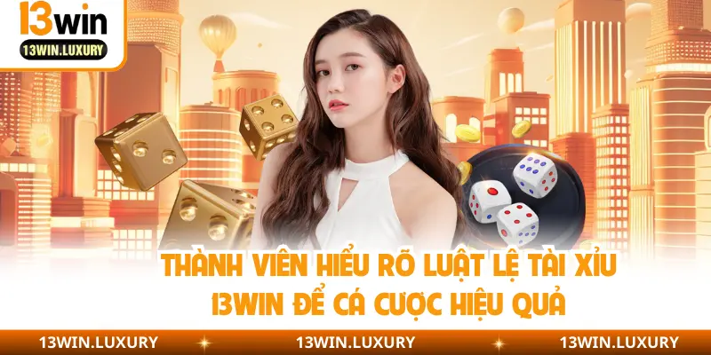 Thành viên hiểu rõ luật lệ tài xỉu 13WIN để cá cược hiệu quả